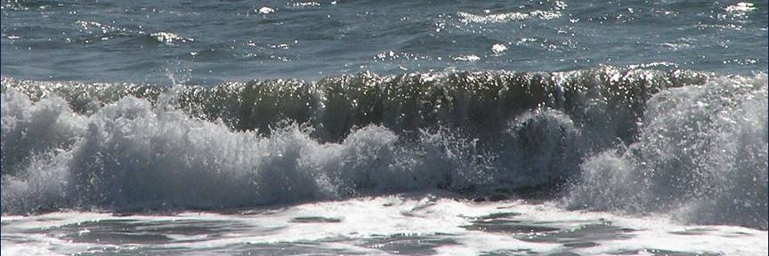 Waves at Ocean Beach, SF, by MichSzek